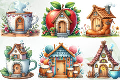 Bunny House Clipart Bundle - CraftNest - Digital Crafting and Art