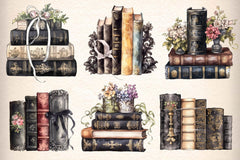 Victorian Books Clipart Bundle - CraftNest - Digital Crafting and Art