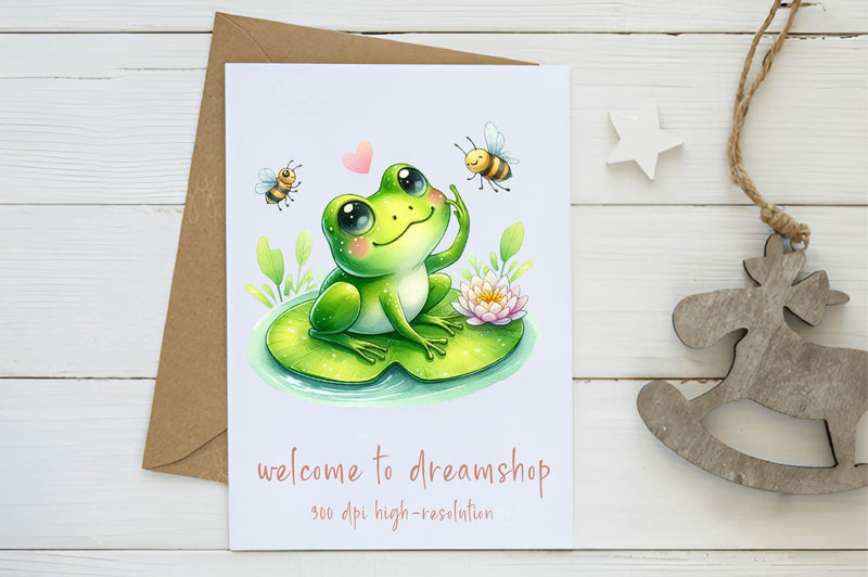 Happy Frog Clipart Bundle - CraftNest - Digital Crafting and Art