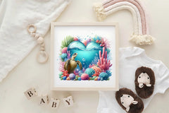 Heart Shaped Turtle Clipart Bundle - CraftNest - Digital Crafting and Art