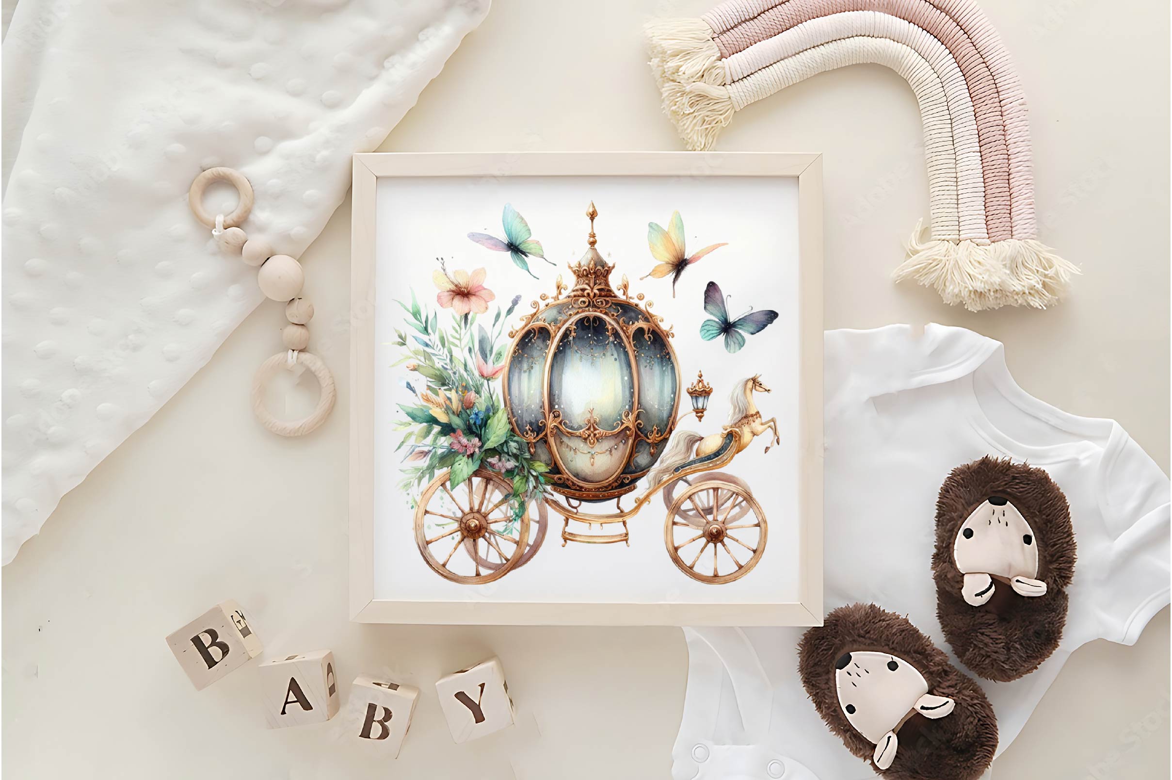 Fairy Carriage Clipart Bundle - CraftNest - Digital Crafting and Art