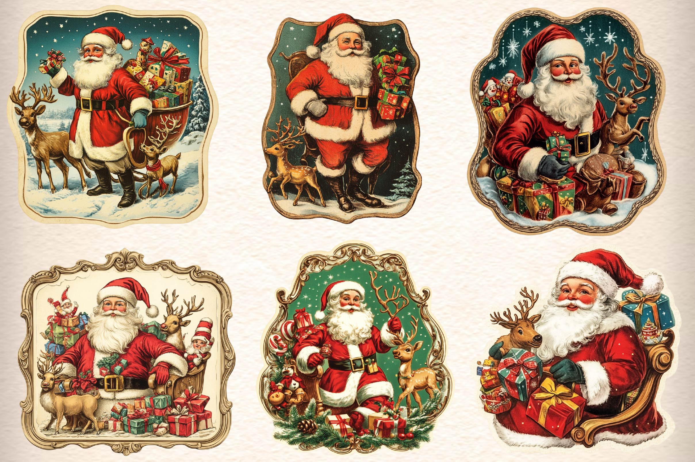 Christmas Santa Potion Label Clipart Bundle - CraftNest - Digital Crafting and Art