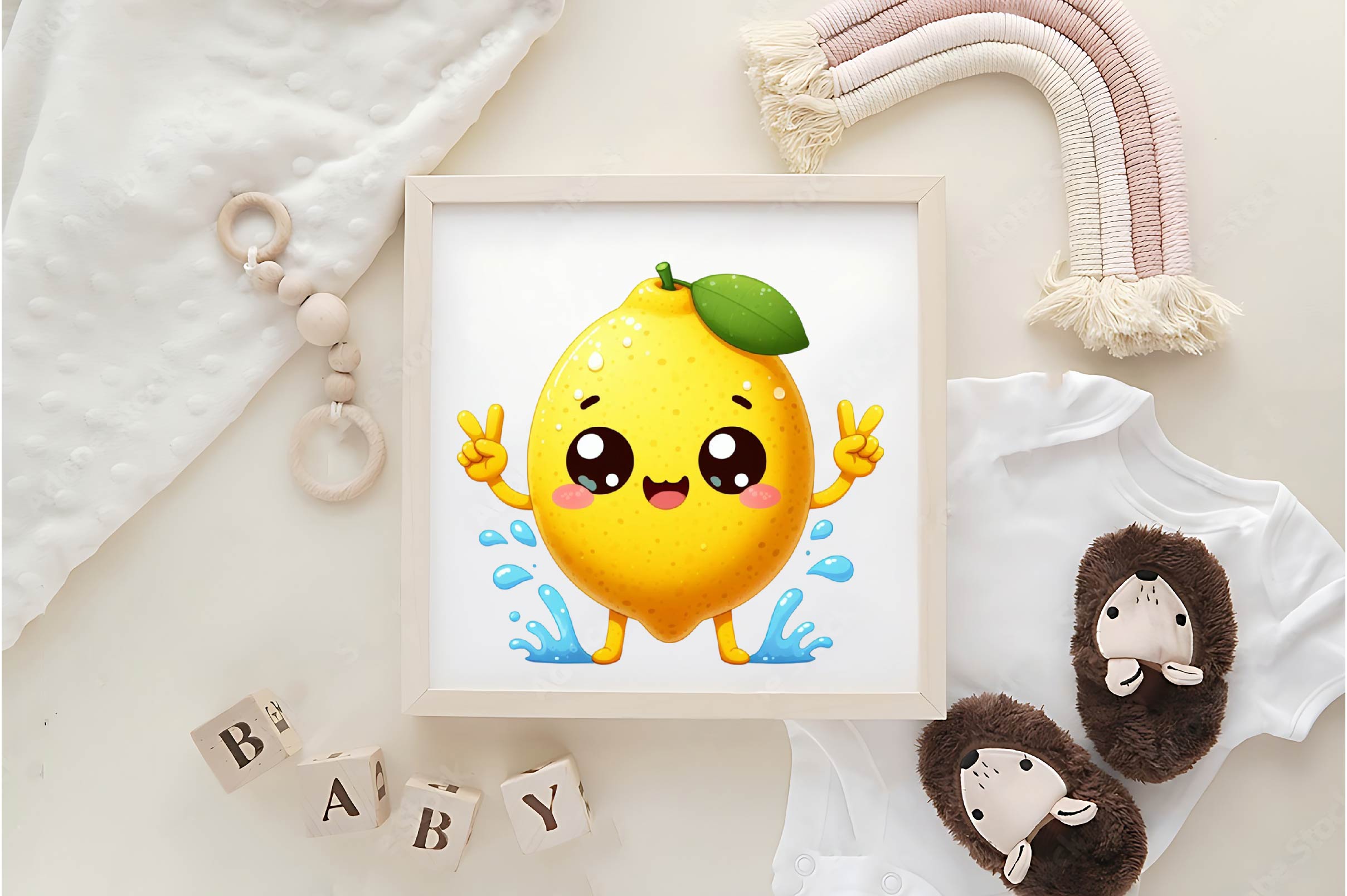 Lemon Character Clipart Bundle - CraftNest - Digital Crafting and Art