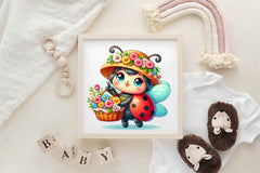 Cute Ladybug Clipart Bundle - CraftNest - Digital Crafting and Art