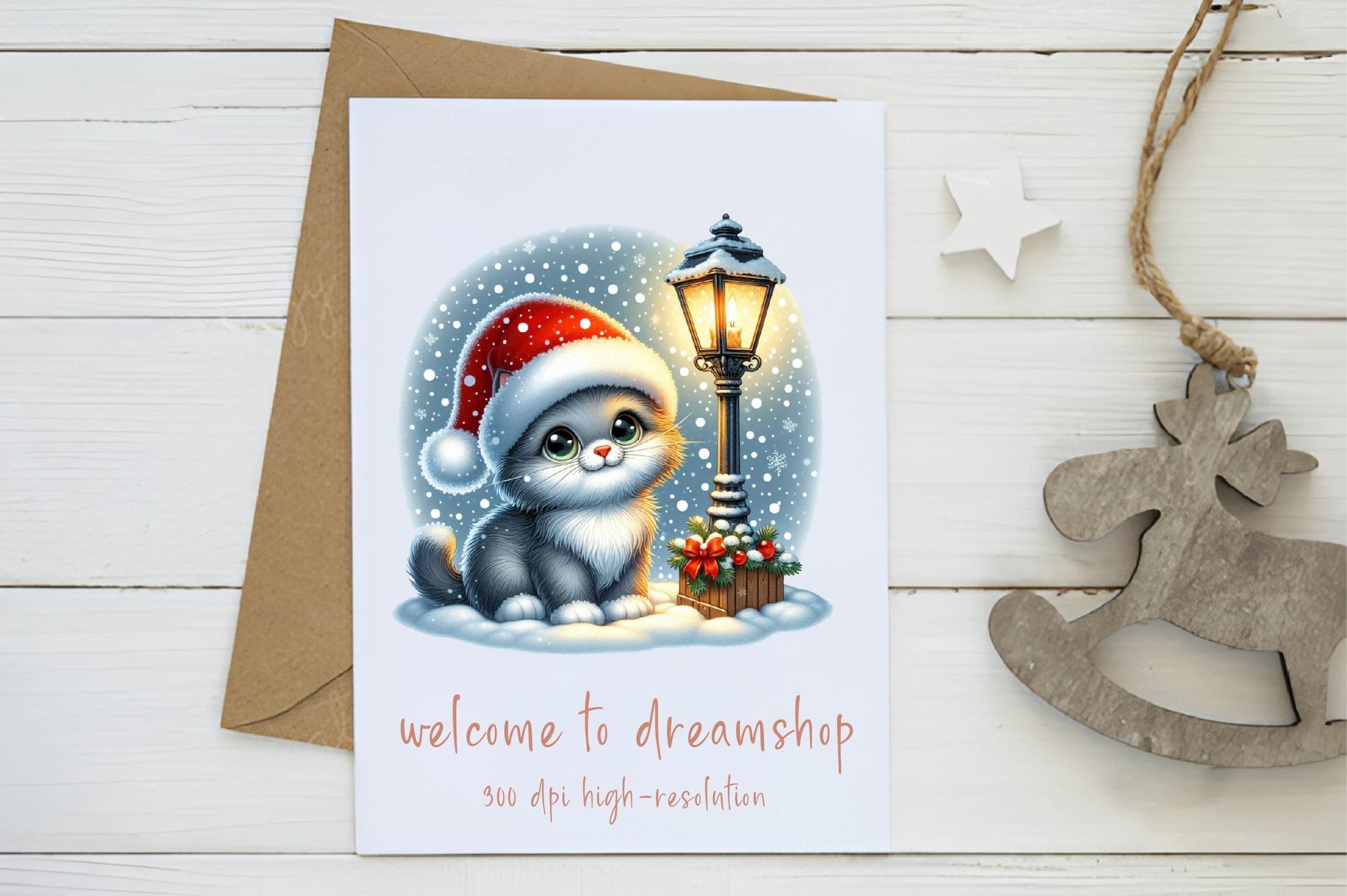 Christmas Cat Clipart Bundle 2 - CraftNest - Digital Crafting and Art