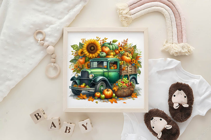 Thanksgiving Truck Clipart Bundle - CraftNest - Digital Crafting and Art