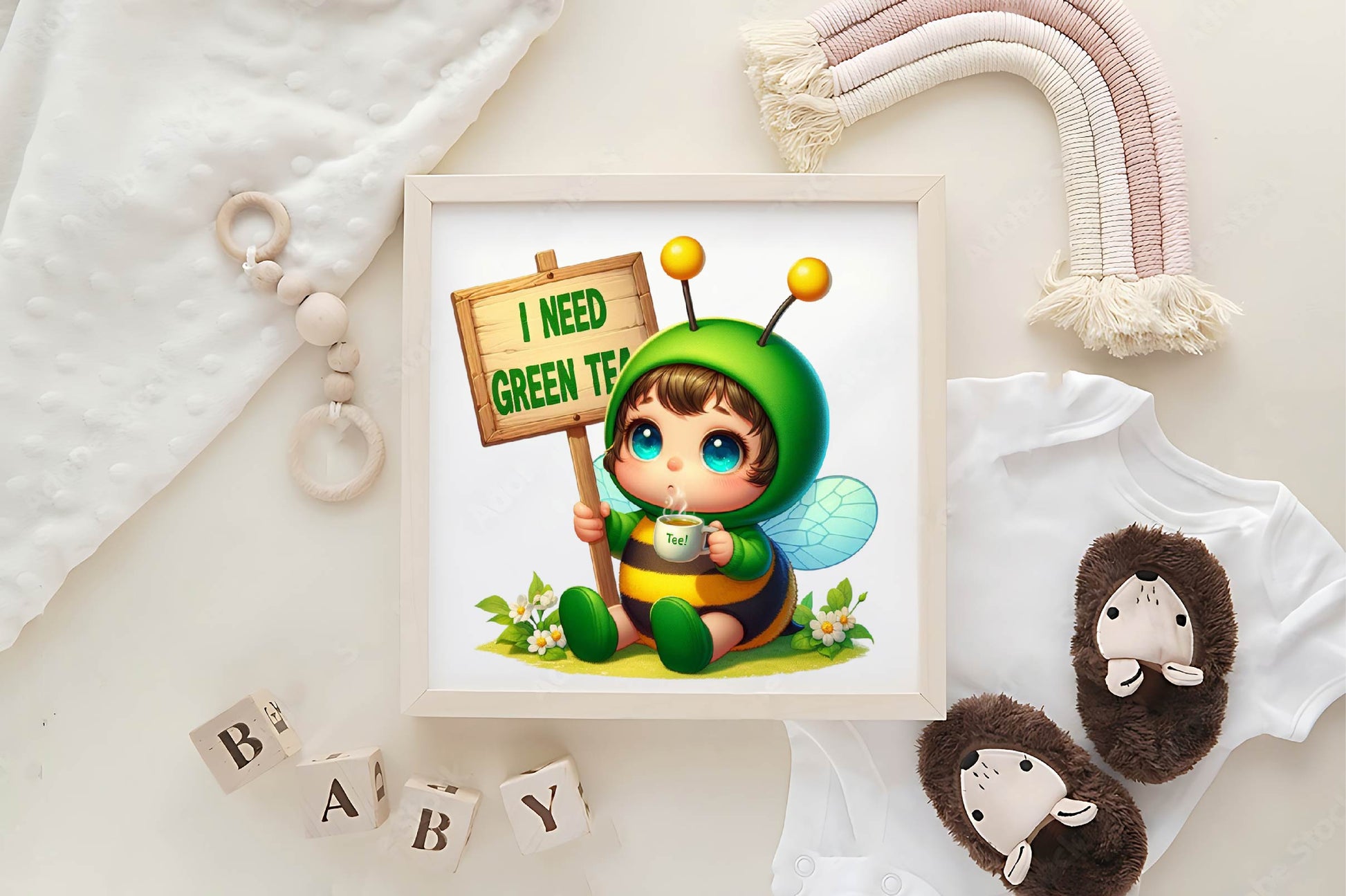 Cute Animals I Need Green Tea Clipart Bundle - CraftNest - Digital Crafting and Art