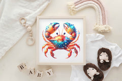 Cute Crab Clipart Bundle - CraftNest - Digital Crafting and Art