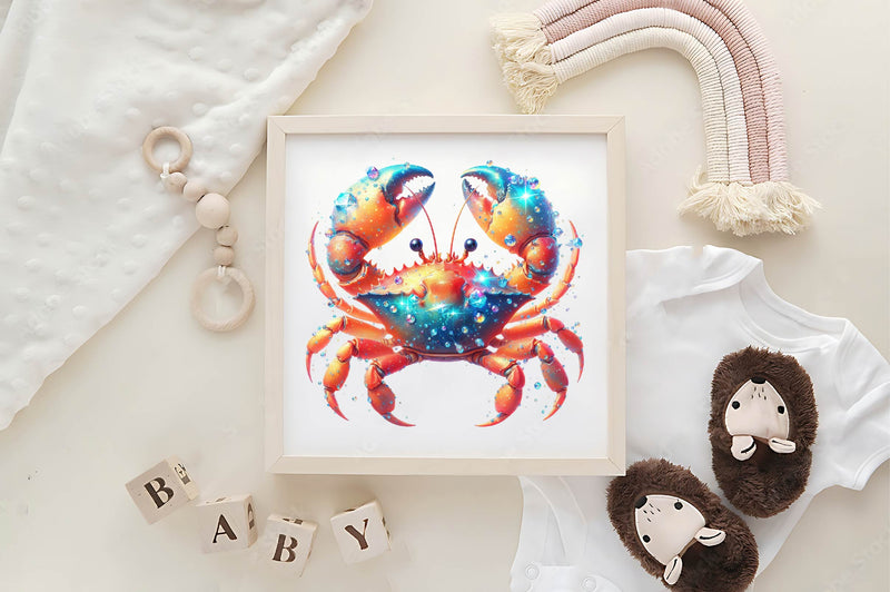 Cute Crab Clipart Bundle - CraftNest - Digital Crafting and Art