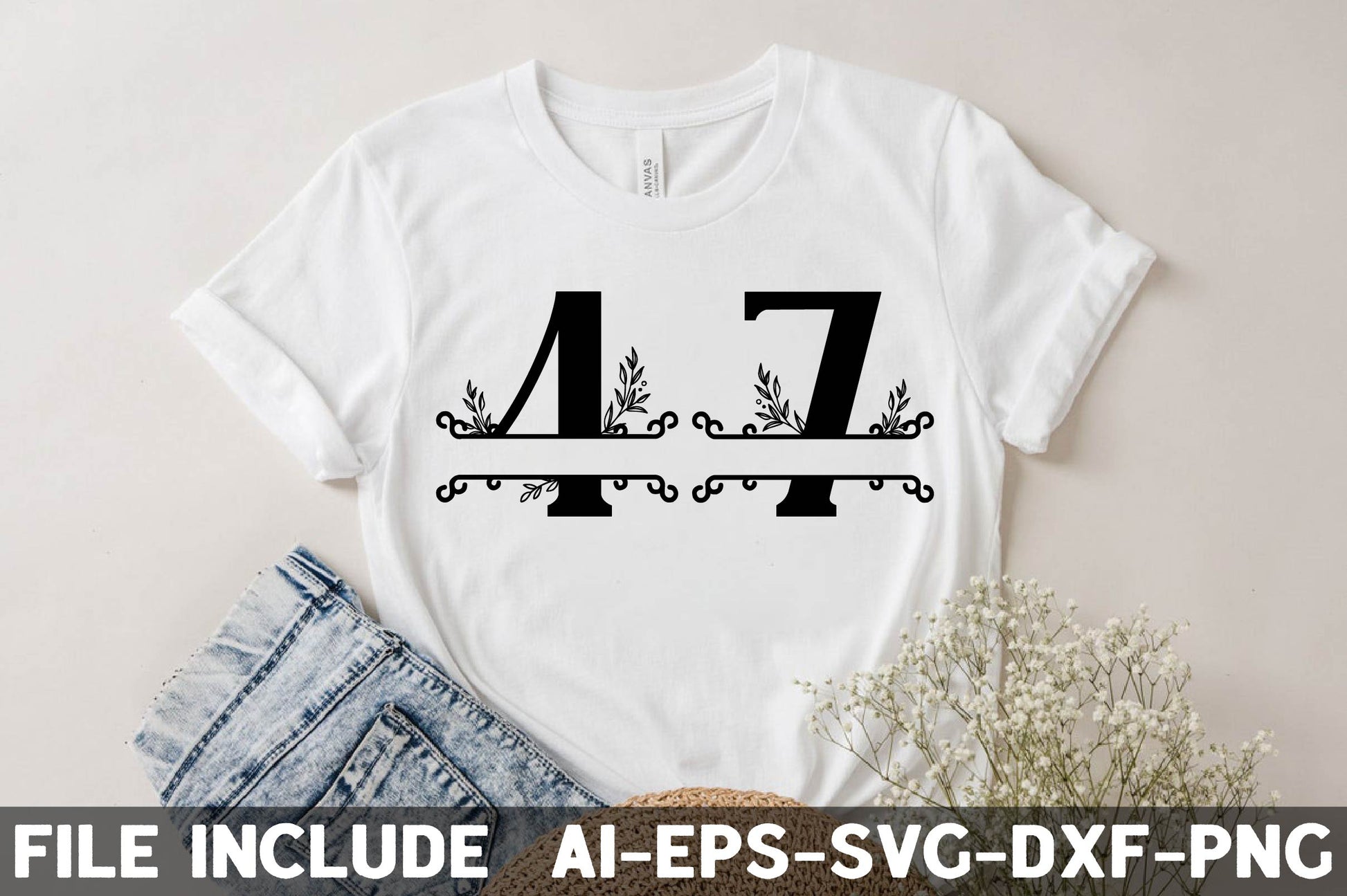 Number SVG Bundle 1 - CraftNest - Digital Crafting and Art