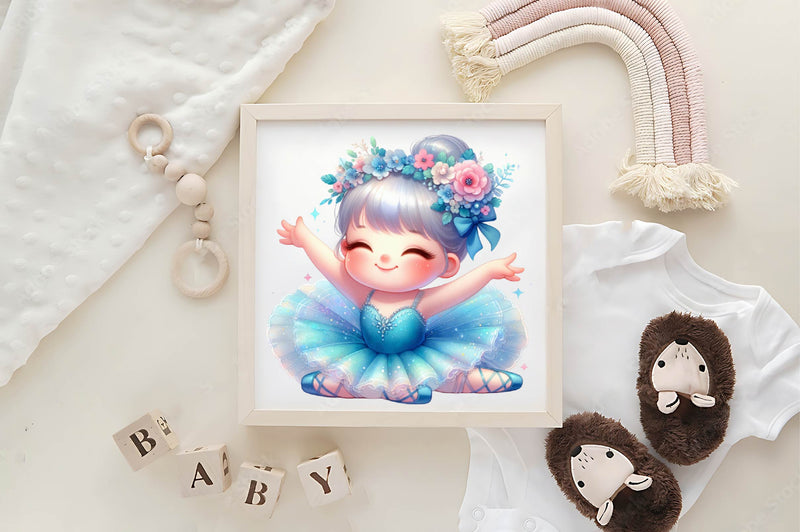 Cute Ballet Girl Clipart Bundle - CraftNest - Digital Crafting and Art