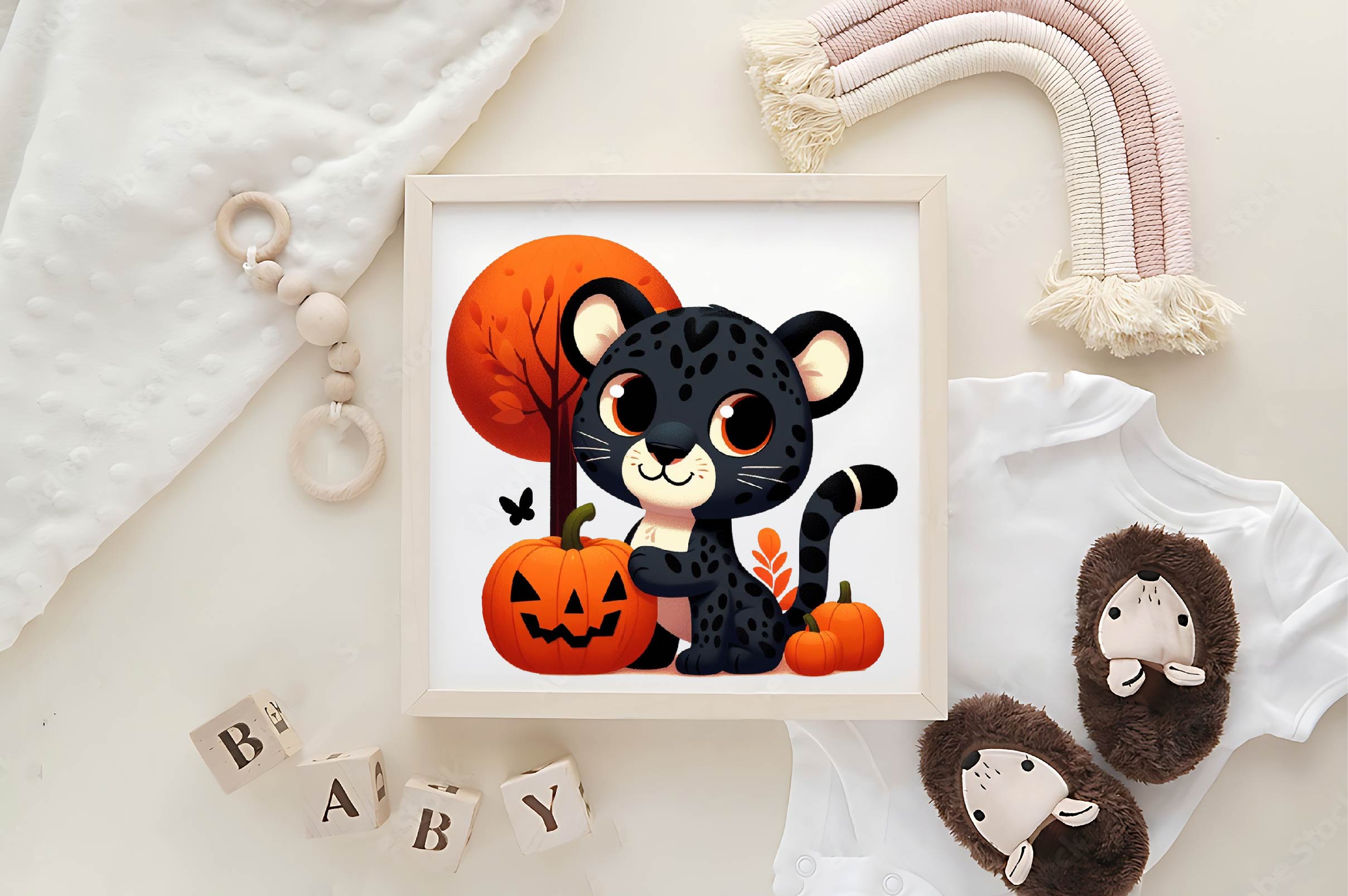 Cute Autumn Jaguar Clipart Bundle - CraftNest - Digital Crafting and Art