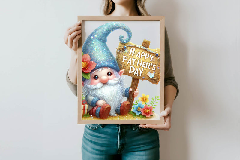Happy Fathers Day Gnomes Clipart Bundle - CraftNest - Digital Crafting and Art