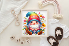 Spring Flower Gnome Clipart Bundle - CraftNest - Digital Crafting and Art