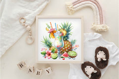 Pina Colada Clipart Bundle - CraftNest - Digital Crafting and Art