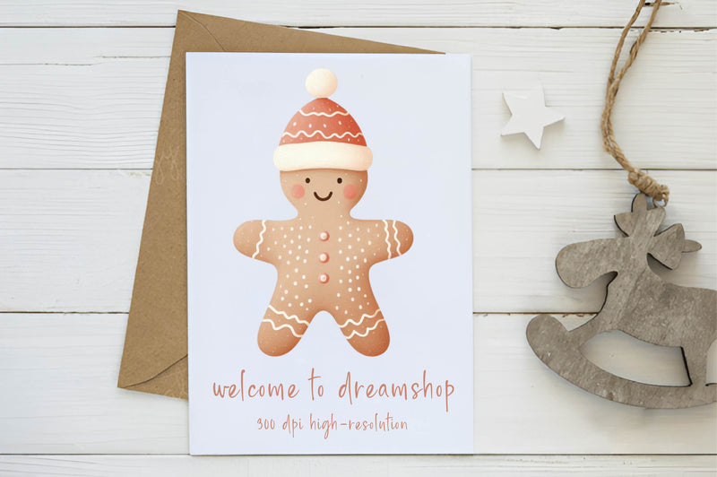 Christmas Gingerbread Clipart Bundle 1 - CraftNest - Digital Crafting and Art