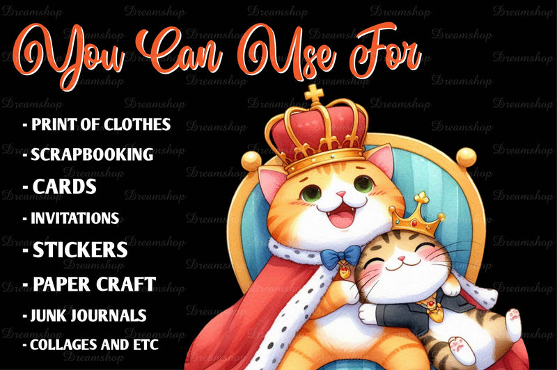 Halloween Couple Cat Clipart Bundle - CraftNest - Digital Crafting and Art