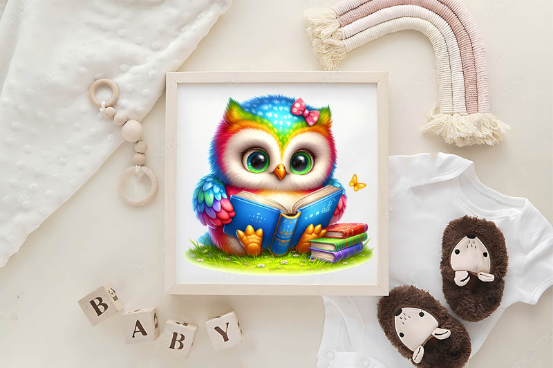 Animals Reading Book Clipart Bundle - CraftNest - Digital Crafting and Art