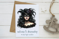 Halloween Glamorous Black Girl Clipart Bundle - CraftNest - Digital Crafting and Art