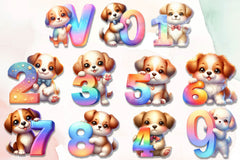 Dog Alphabet Clipart Bundle - CraftNest - Digital Crafting and Art