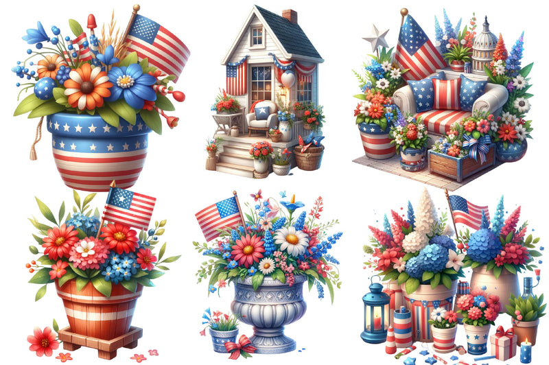 4th Of July Clipart Bundle 2 - CraftNest - Digital Crafting and Art
