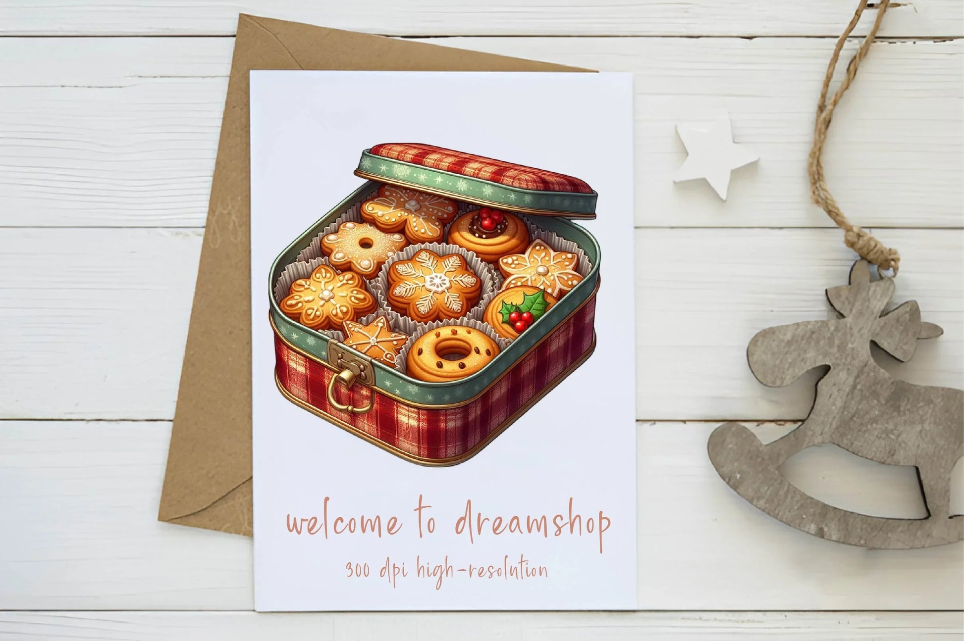 Holiday Christmas Cookies Clipart Bundle - CraftNest - Digital Crafting and Art