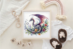 Garden Dragons Clipart Bundle - CraftNest - Digital Crafting and Art