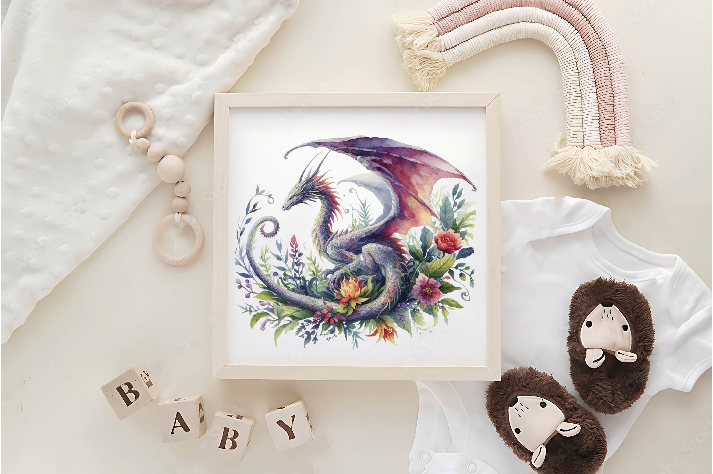Garden Dragons Clipart Bundle - CraftNest - Digital Crafting and Art