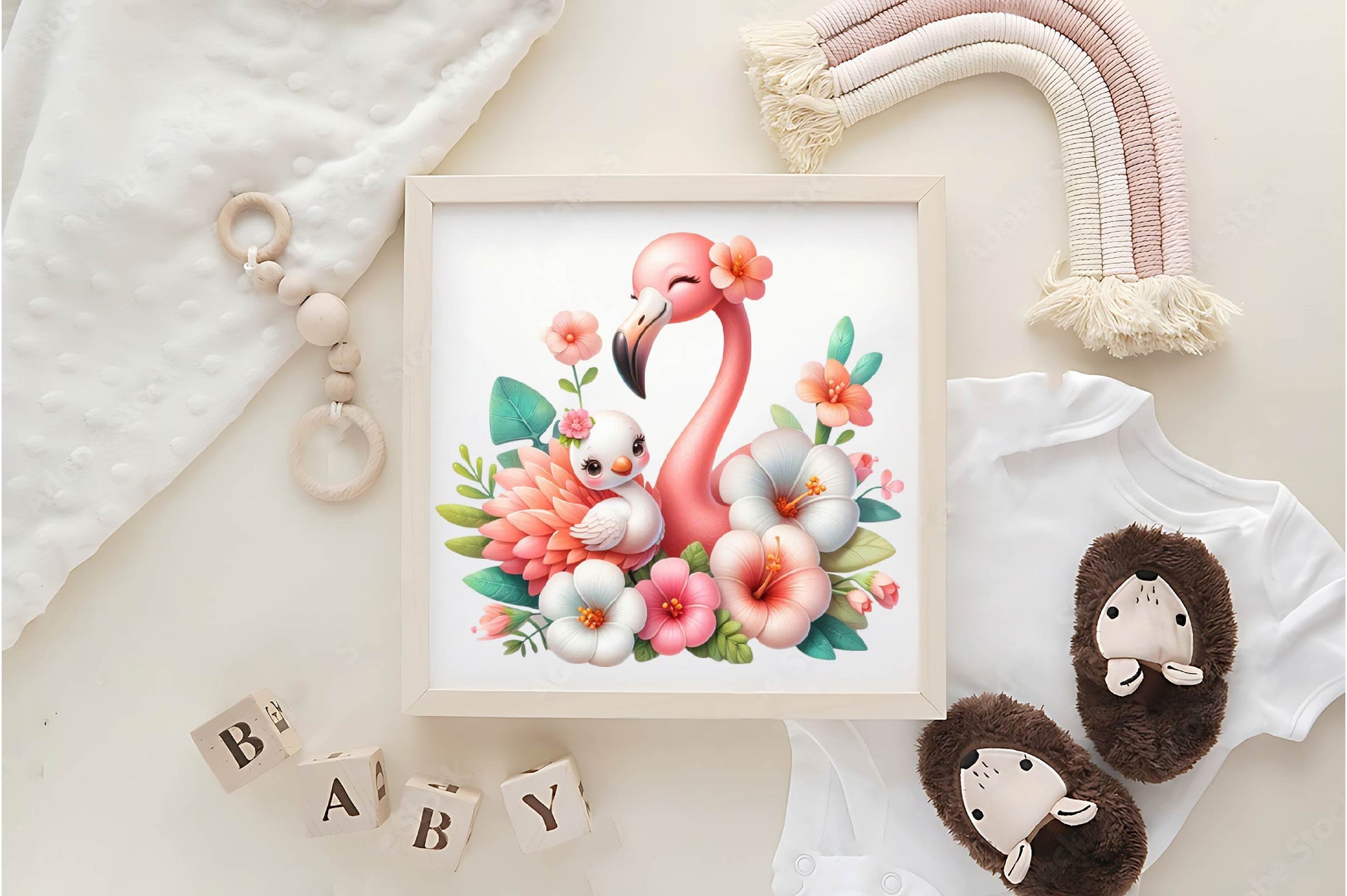 Little Princess Flamingo Clipart Bundle - CraftNest - Digital Crafting and Art