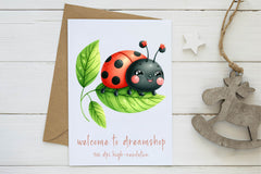 Happy Ladybug Clipart Bundle - CraftNest - Digital Crafting and Art