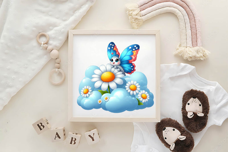 Cute Butterfly Clipart Bundle 2 - CraftNest - Digital Crafting and Art