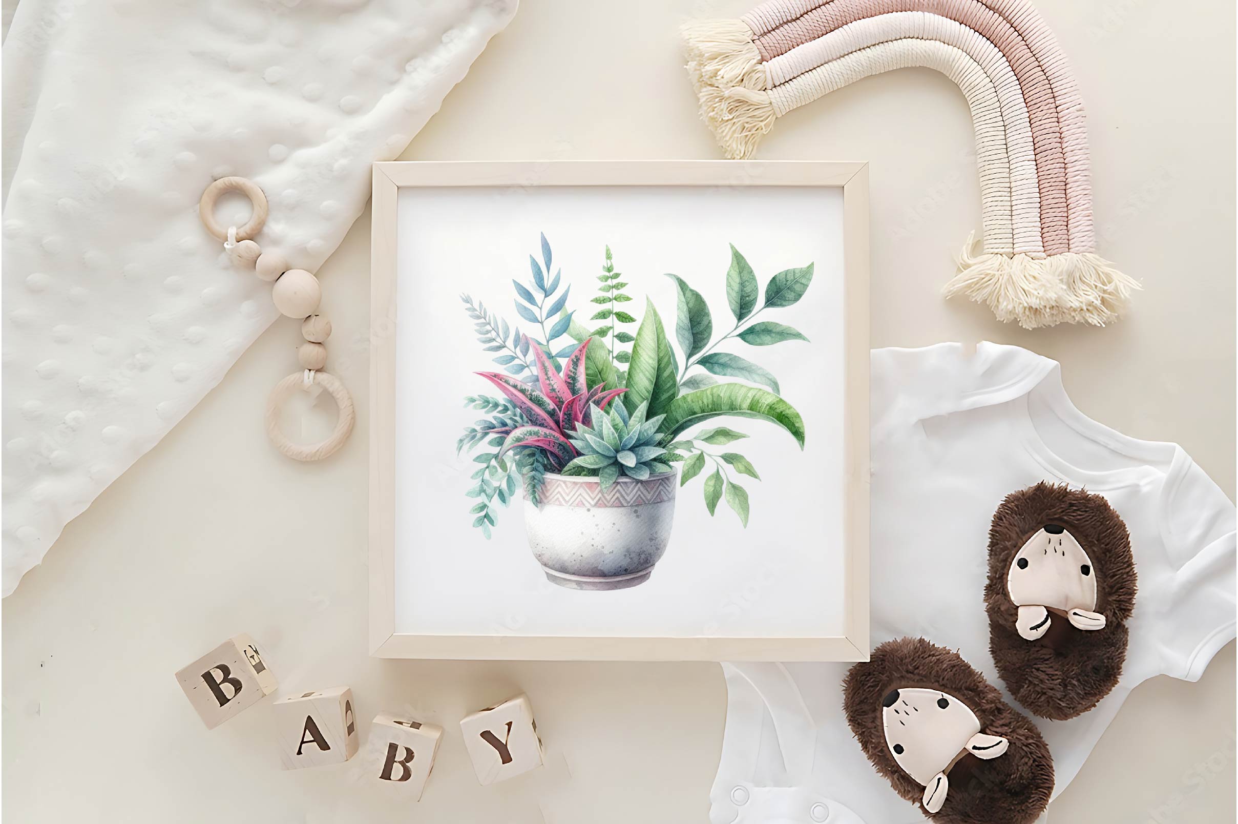 Potted Plants Clipart Bundle 1 - CraftNest - Digital Crafting and Art