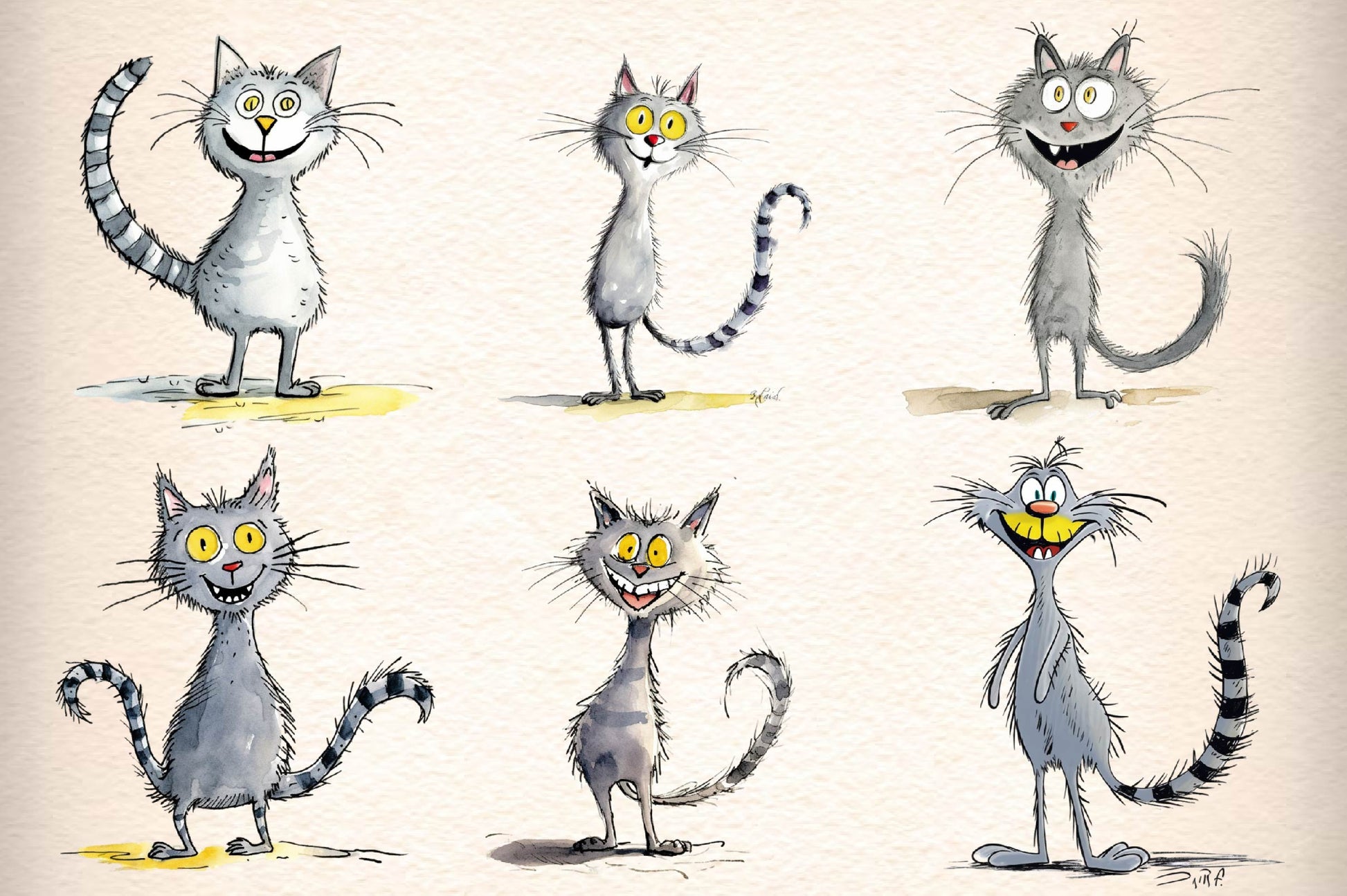 Funny Crazy Cats Clipart Bundle - CraftNest - Digital Crafting and Art