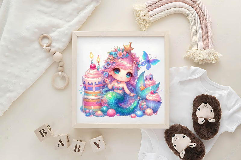 Mermaid Mermaids Clipart Bundle - CraftNest - Digital Crafting and Art