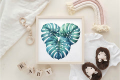 Tropical Leaf Clipart Bundle - CraftNest - Digital Crafting and Art