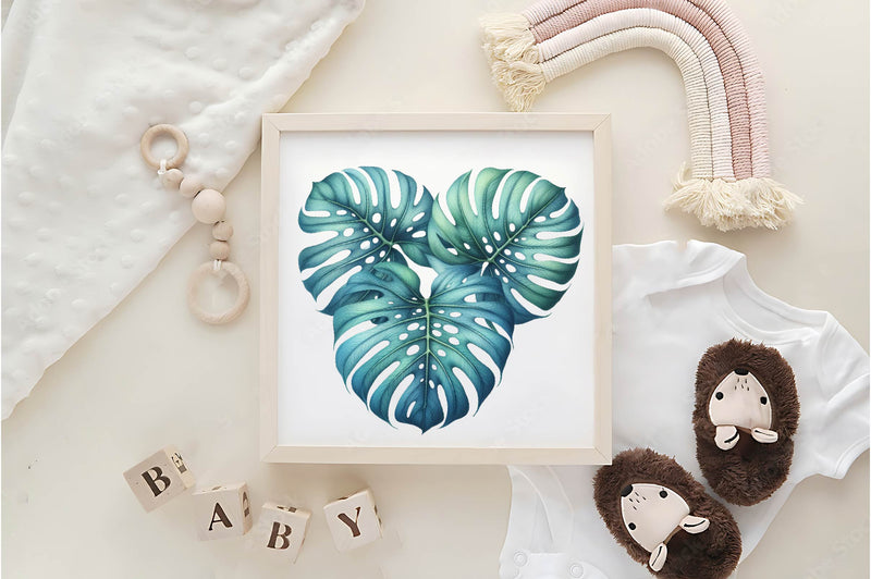 Tropical Leaf Clipart Bundle - CraftNest - Digital Crafting and Art