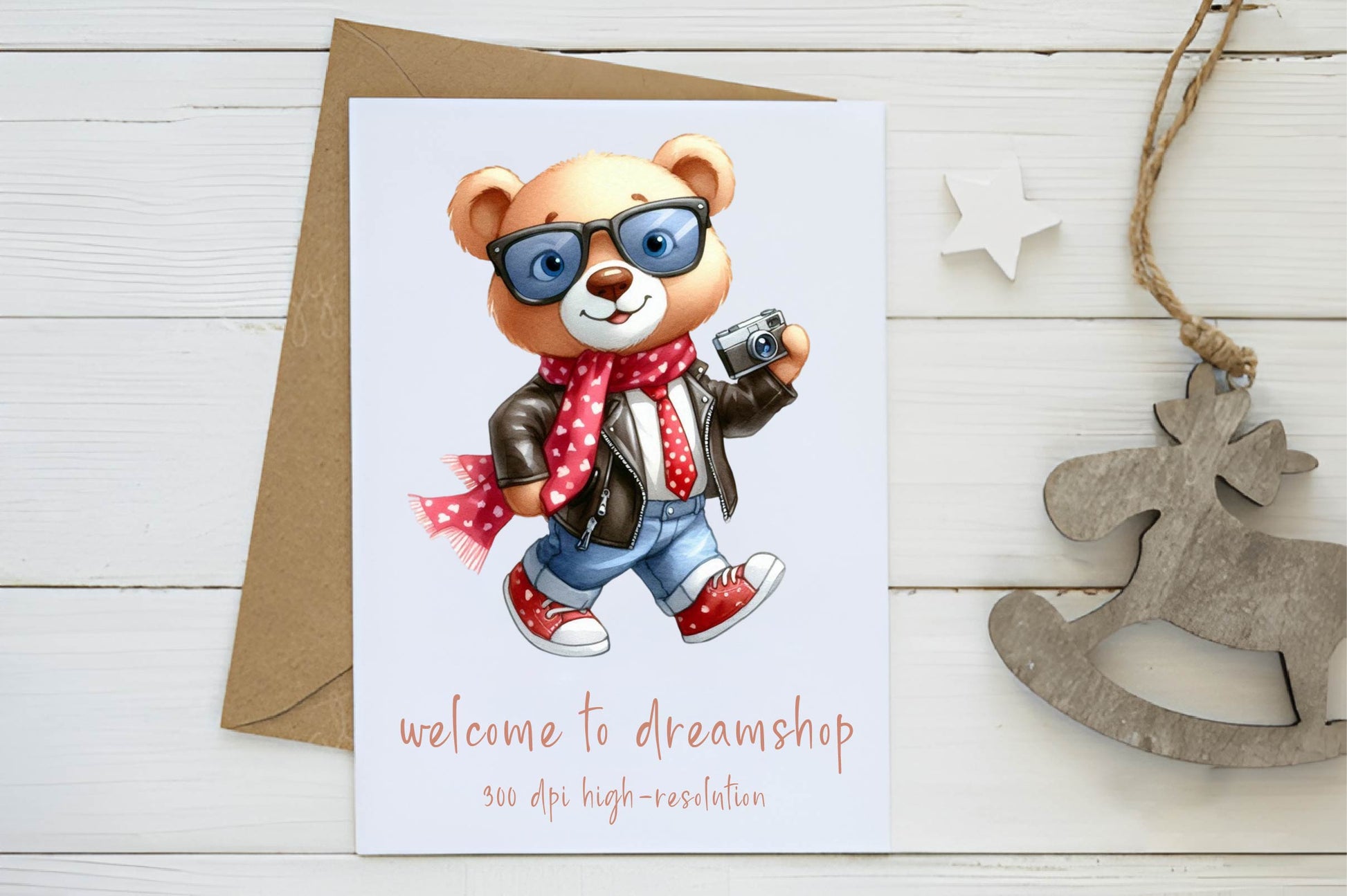 Funny Teddy Bear Clipart Bundle - CraftNest - Digital Crafting and Art