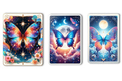 Magic And Celestial Butterfly Tarot Card Clipart Bundle - CraftNest - Digital Crafting and Art
