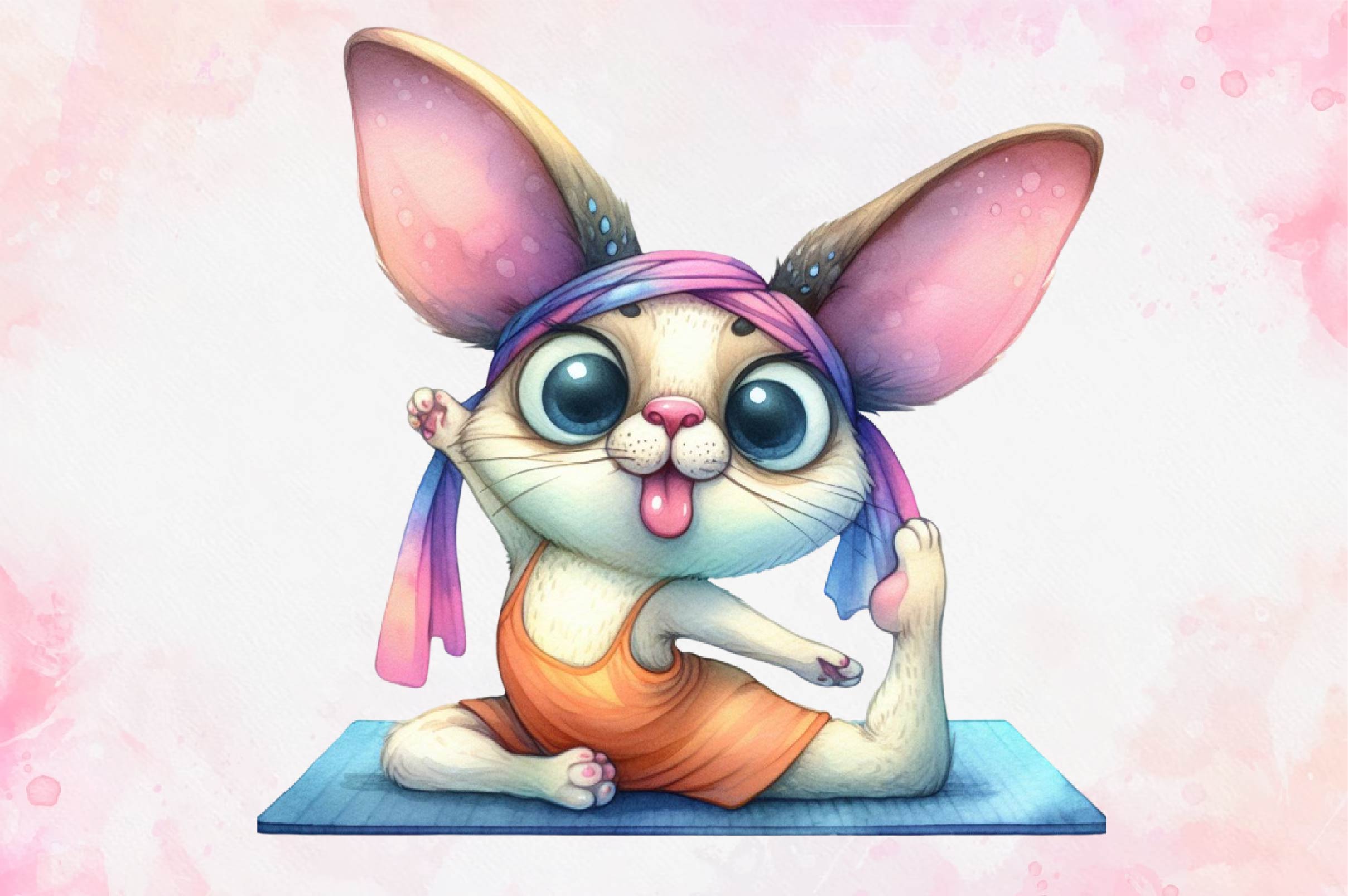 Cute Yoga Cat Clipart Bundle - CraftNest - Digital Crafting and Art