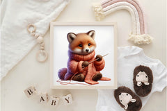 Animal Knitting A Sweater Clipart Bundle - CraftNest - Digital Crafting and Art