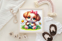 Spring Dogs Clipart Bundle - CraftNest - Digital Crafting and Art