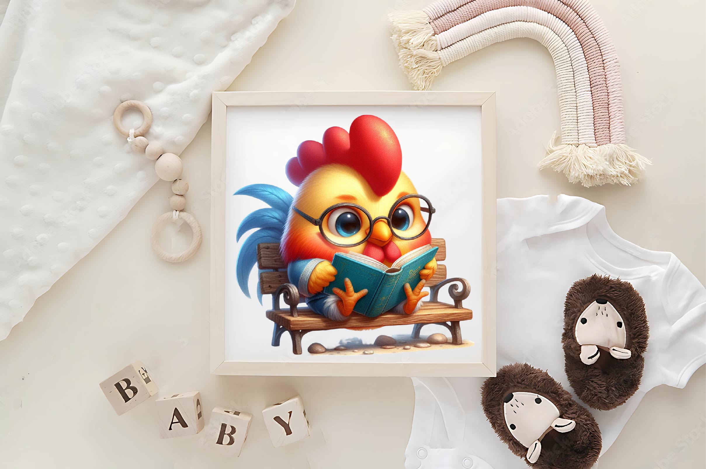 Cute Rooster Clipart Bundle - CraftNest - Digital Crafting and Art