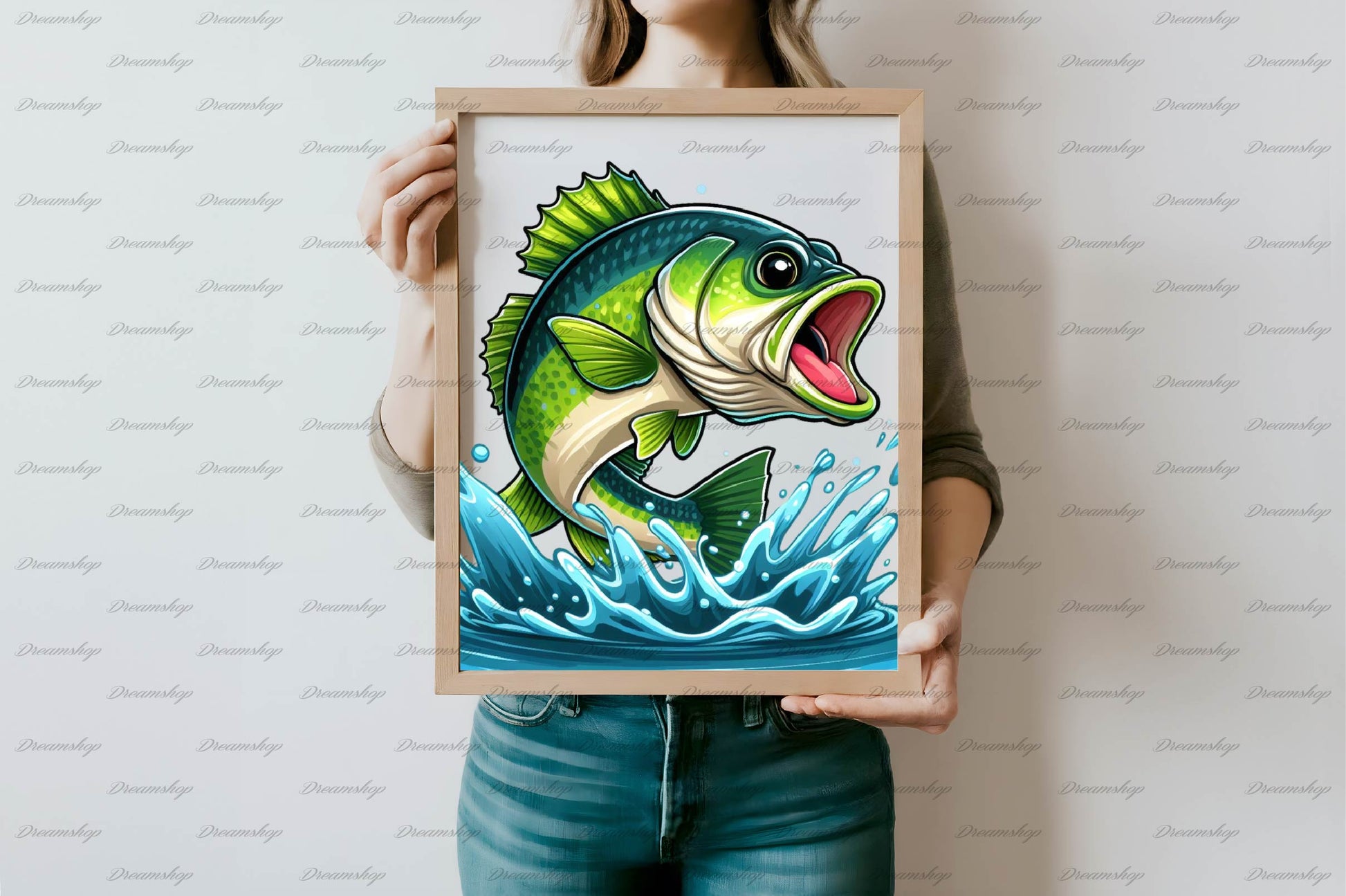 Bass Funny Fishing Clipart Bundle - CraftNest - Digital Crafting and Art