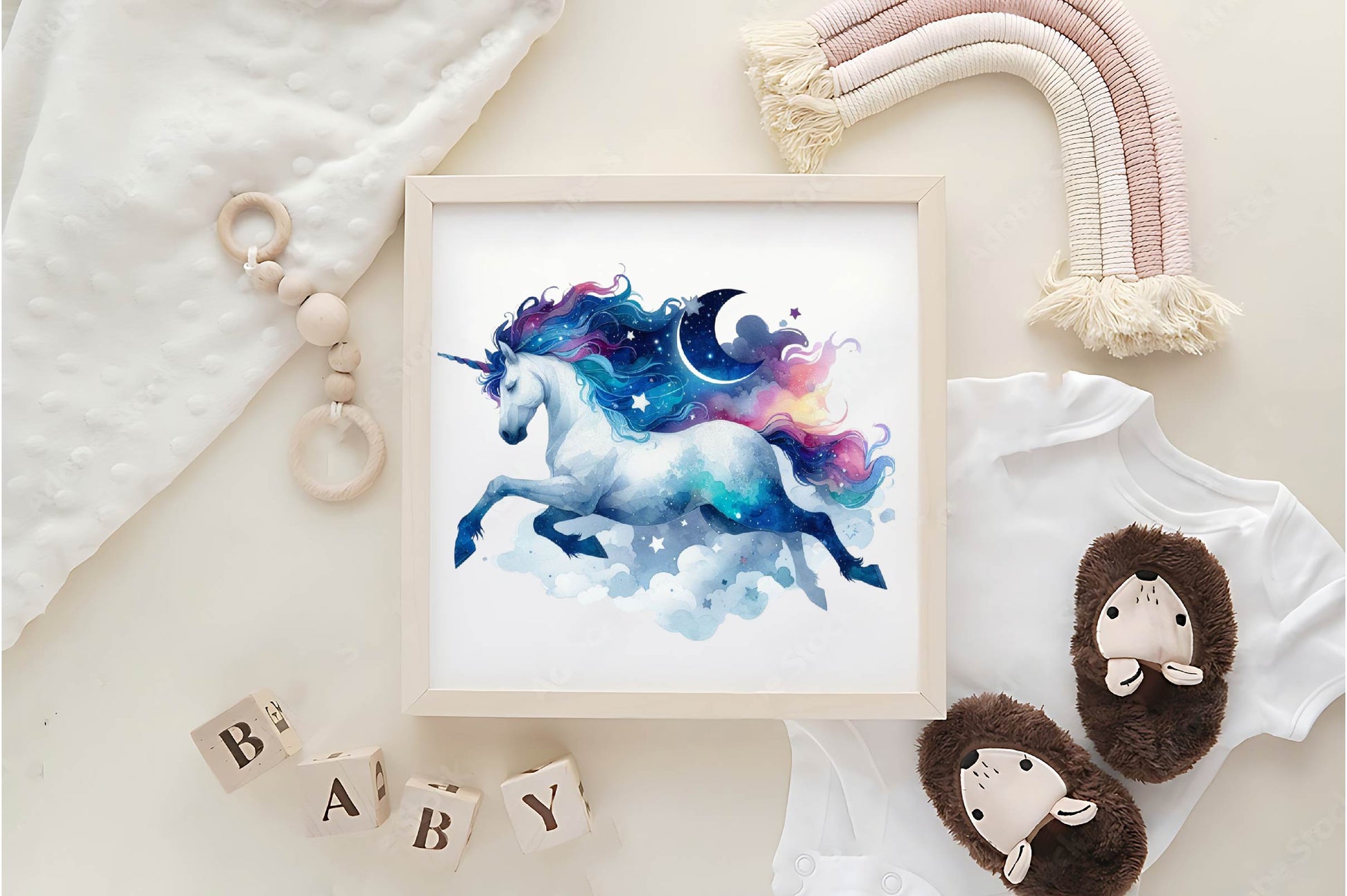 Night Unicorn Clipart Bundle 1 - CraftNest - Digital Crafting and Art