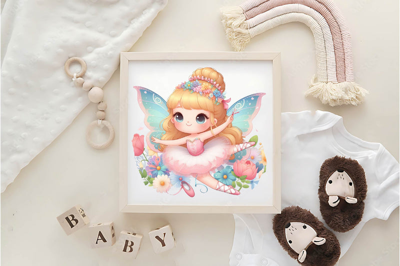 Ballet Fairy Princess Clipart Bundle - CraftNest - Digital Crafting and Art
