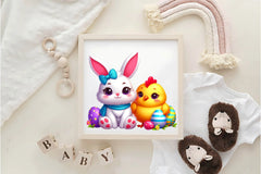 Easter Cute Bunny Clipart Bundle 1 - CraftNest - Digital Crafting and Art