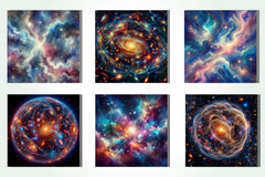 Galaxy Pattern Background Clipart Bundle - CraftNest - Digital Crafting and Art