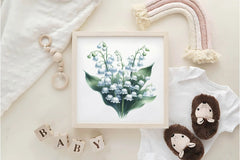 Lily Of The Valley Flowers Clipart Bundle - CraftNest - Digital Crafting and Art