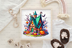 Simple Halloween Fairy House Clipart Bundle - CraftNest - Digital Crafting and Art