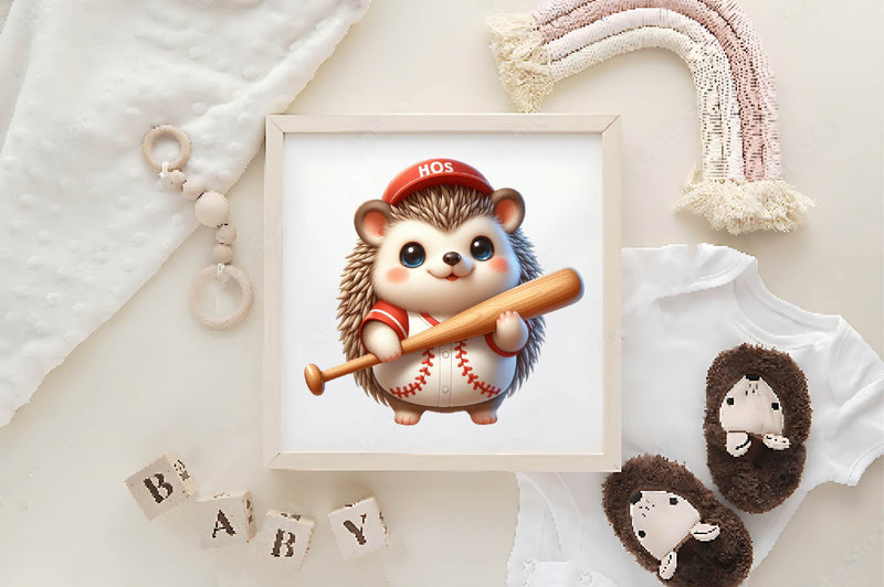 Baseball Aniamls Clipart Bundle - CraftNest - Digital Crafting and Art